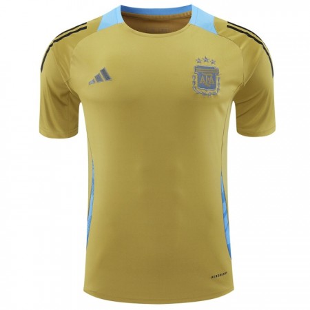 Camisetas Argentina Pre-Match 2024 Amarilla - Hombre